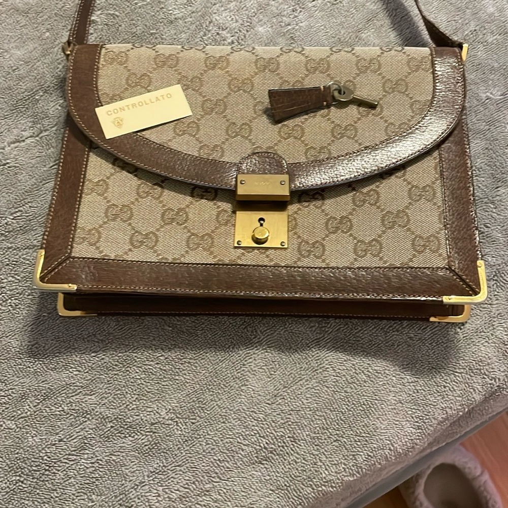 Gucci Brown and Tan Women's Bag